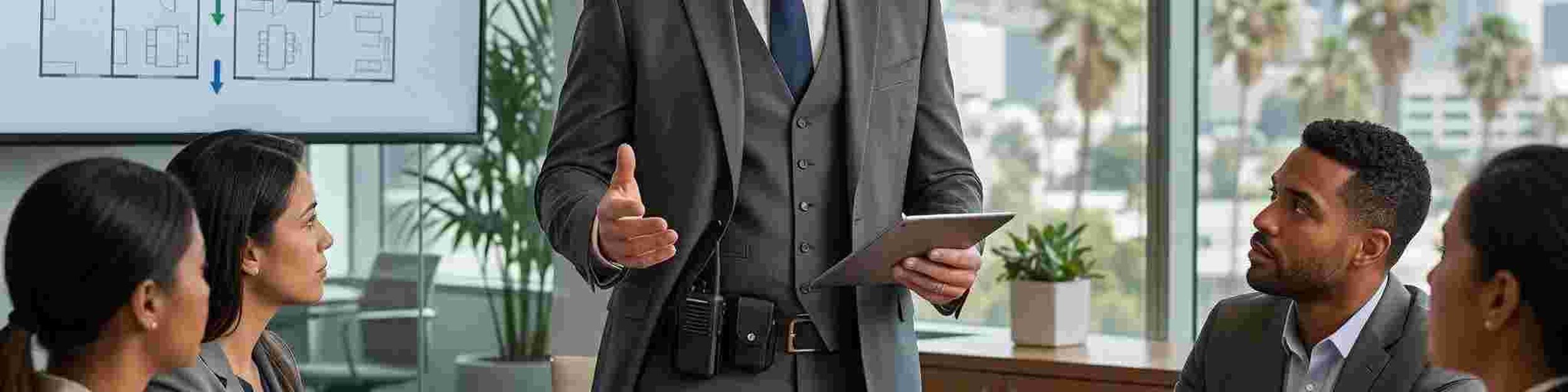 Pentagon security specialist conducting active shooter preparedness training for Southern California corporation