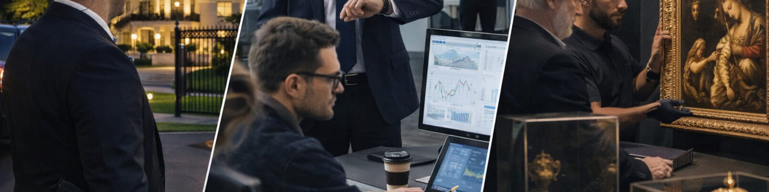 Pentagon security team protecting high-value assets and estate property in Orange County