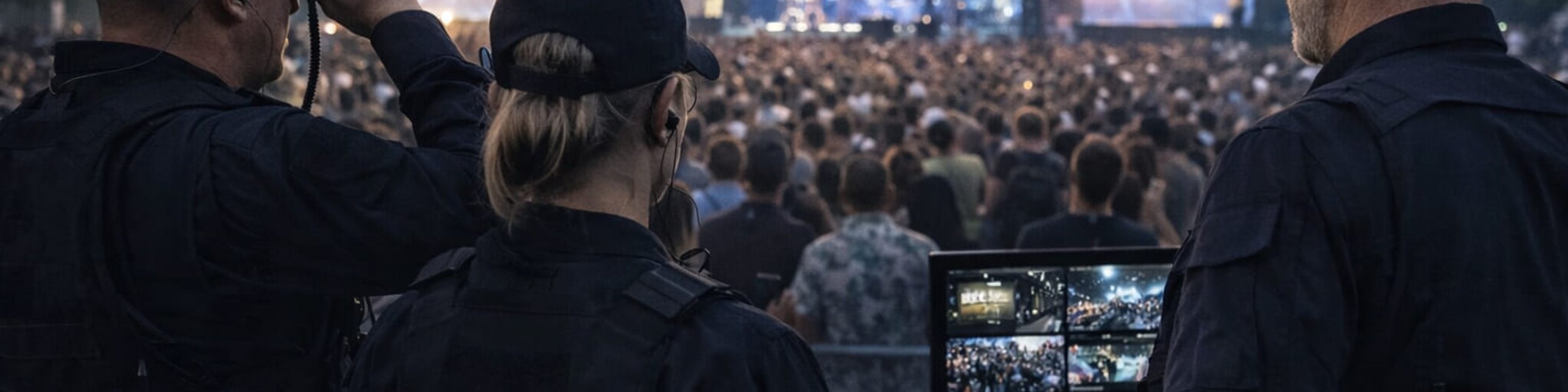 Pentagon security team providing event protection at corporate gathering in Orange County