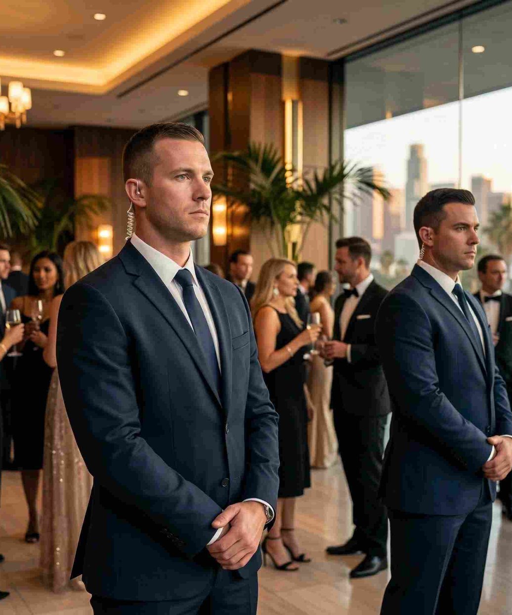 Pentagon event security consultant managing security operations for high-profile event in Southern California