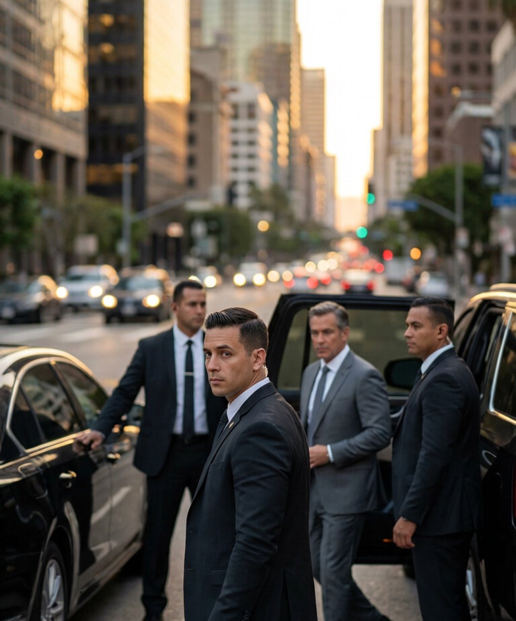 Elite executive protection services from Pentagon's Orange County headquarters