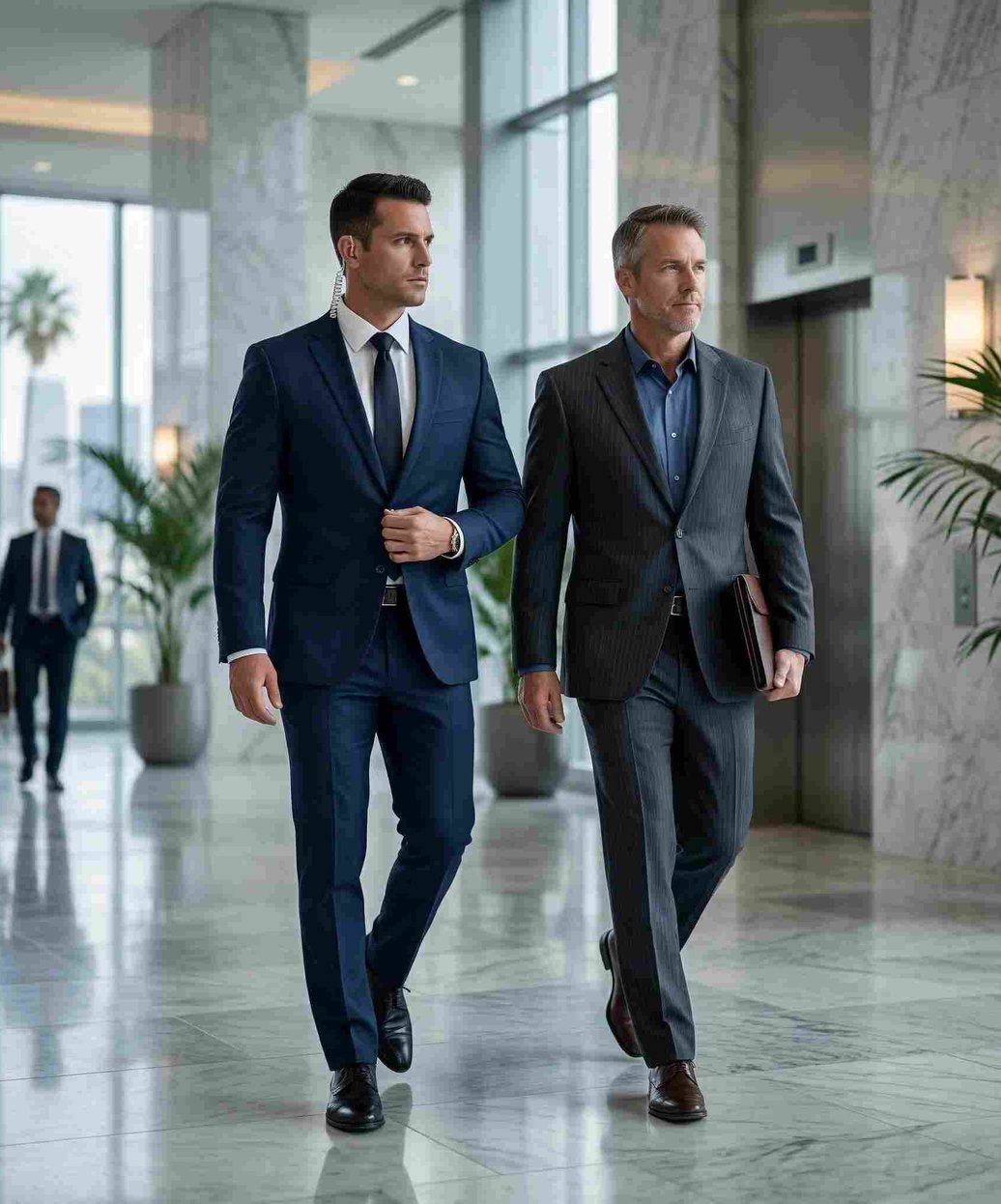 Pentagon executive protection specialist providing close protection for corporate principal in Southern California